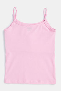YouGotPlanB Girls Cotton Padded Camisole (Pack of 2) - Multicolor — thumbnail 5